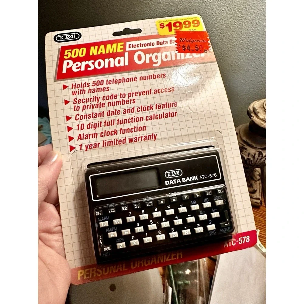 NEW Vtg Tozai ATC-578 Personal Information Organizer PDA Electronic‎ Data Bank